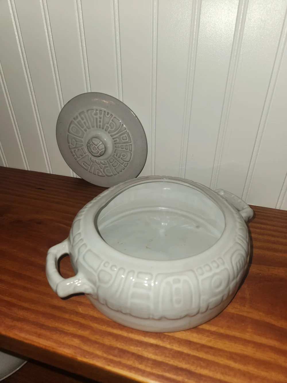 Frankoma Vintage Aztec Casserole